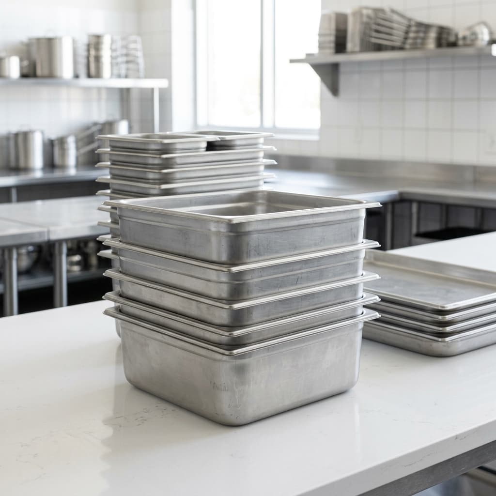 Aluminium Buffet Serving Trays & Food Pans