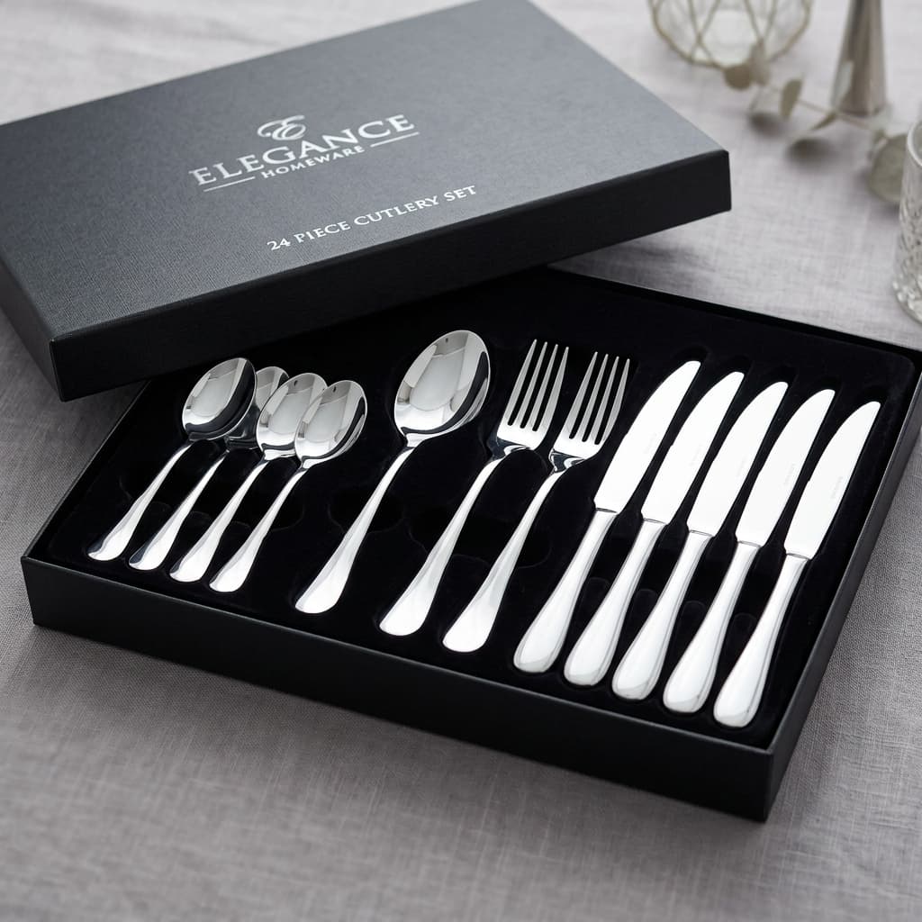 24-Piece Deluxe Cutlery & Serving Set